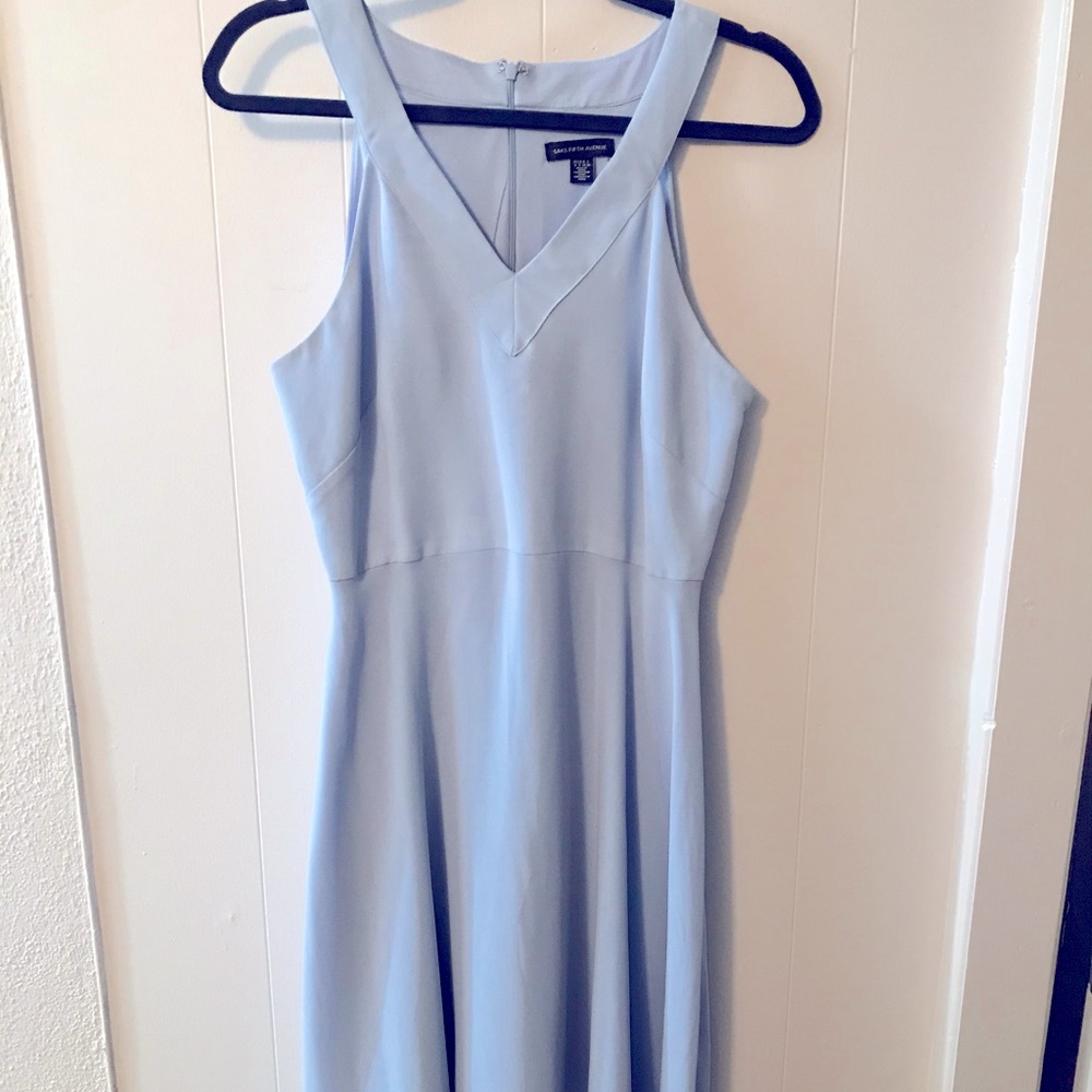 Saks Fifth Avenue SKy Blue Summer Cocktail Dress